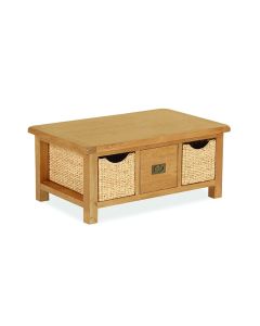 Winchester Large Coffee Table with Baskets