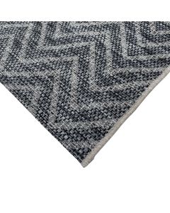 Terazza Indoor / Outdoor Rug - Silver Charcoal - Size 120 x 170 cm