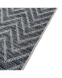 Terazza Indoor / Outdoor Rug - Silver Charcoal - Size 120 x 170 cm