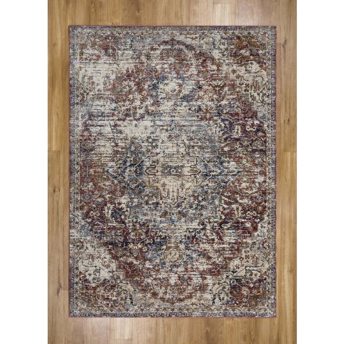 Alhambra Traditional Rug - 6504b red/red -  200 x 290 cm (6'7