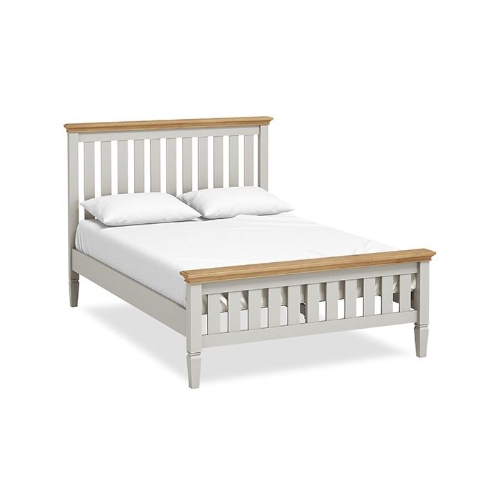 York Slatted Bed - Double (Mattress not included)