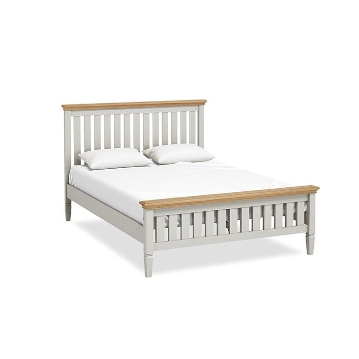 York Slatted Bed - King (Mattress not included)