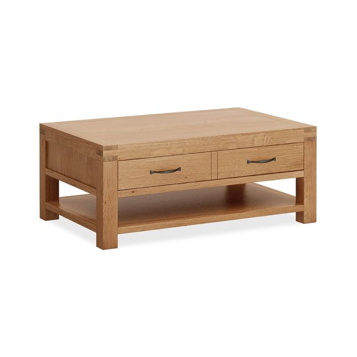 Creswell Coffee Table with Drawers