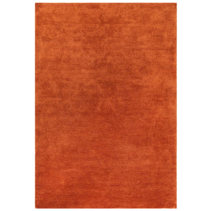 Milo Soft Plain Rug - Rust -  120 x 170 cm (4' x 5'7