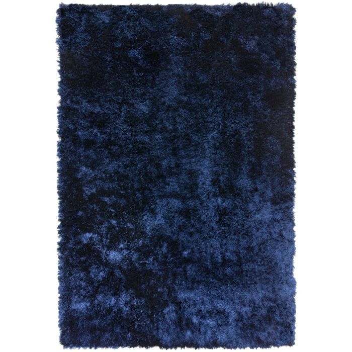 Whisper Shaggy Rug - Navy Blue -  160 x 230 cm (5'3