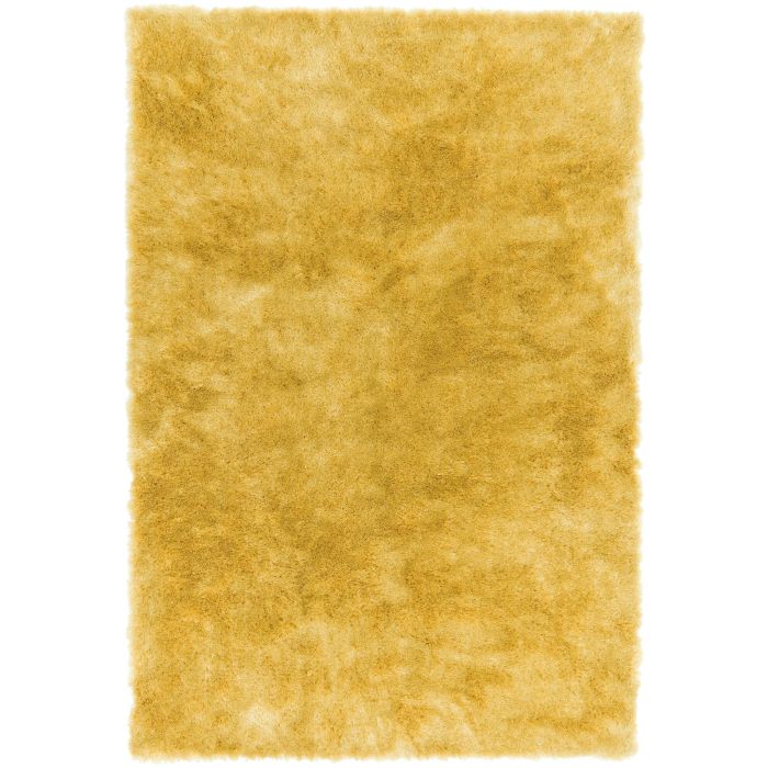 Whisper Shaggy Rug - Yellow -  120 x 180 cm (4' x 6')