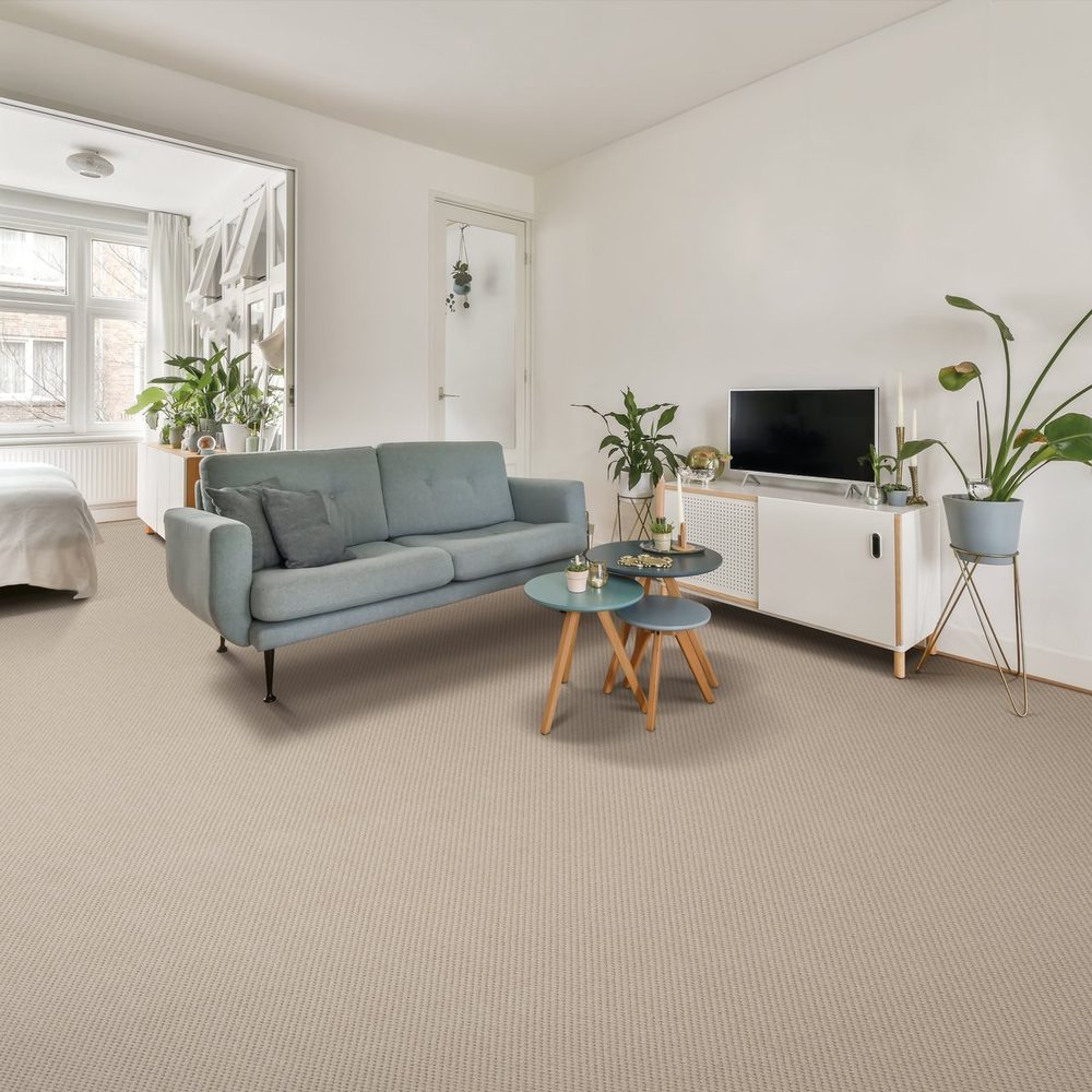 Offerton Green Herringbone carpet
