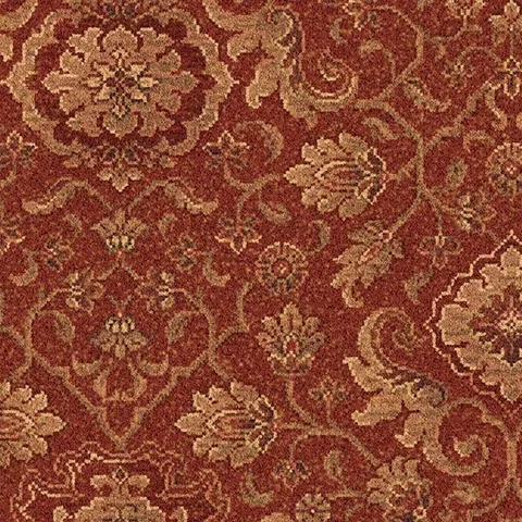 Ulster Carpets Anatolia Shirvan Petra Red carpet swatch