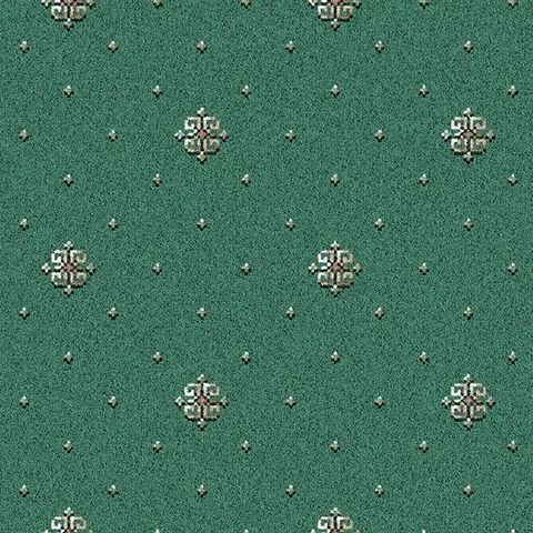 Ulster Carpets Athenia Motif Pale Green carpet swatch