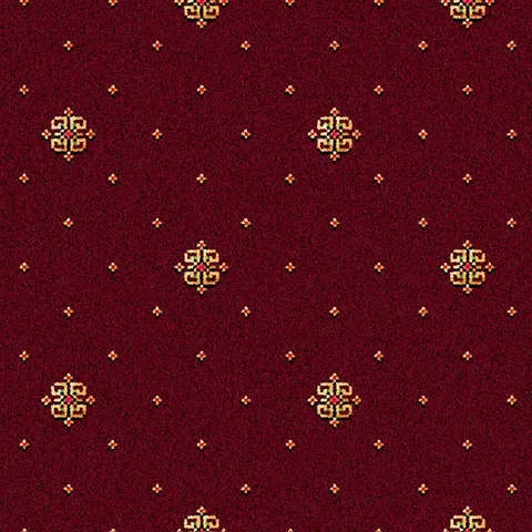 Ulster Carpets Athenia Motif Wine carpet swatch