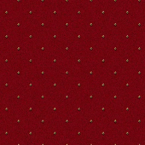 Ulster Carpets Athenia Pindot Red carpet swatch