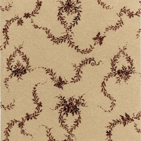Brintons Classic Florals Nouveau Toile Papillon Red carpet swatch