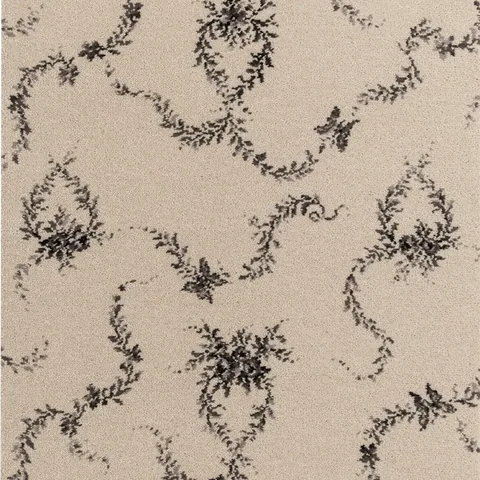 Brintons Classic Florals Nouveau Toile Papillon Silver carpet swatch