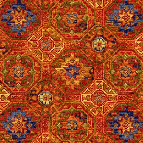 Ulster Carpets Glenavy Red Persian carpet swatch