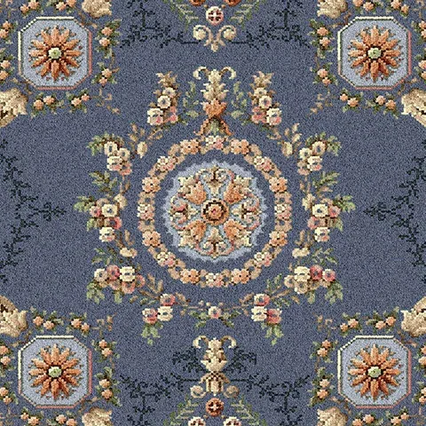 Ulster Carpets Glendun Blue Lorenzo carpet swatch