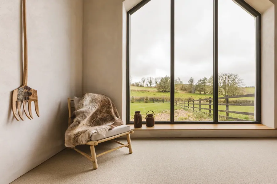 Ulster Natural Choice Blends Moor carpet in a bright room