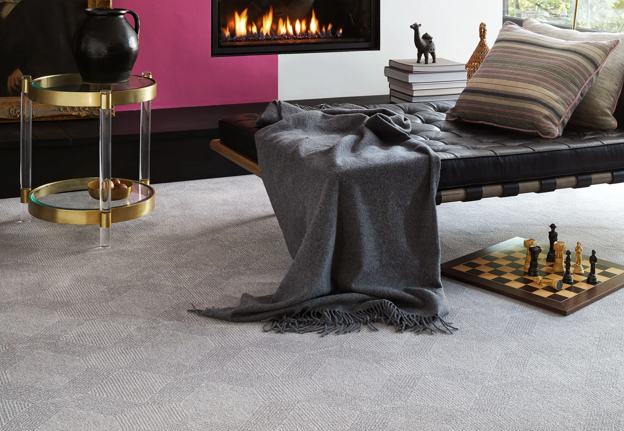Brintons Perpetual Textures Celestial Cord carpet in a sitting room