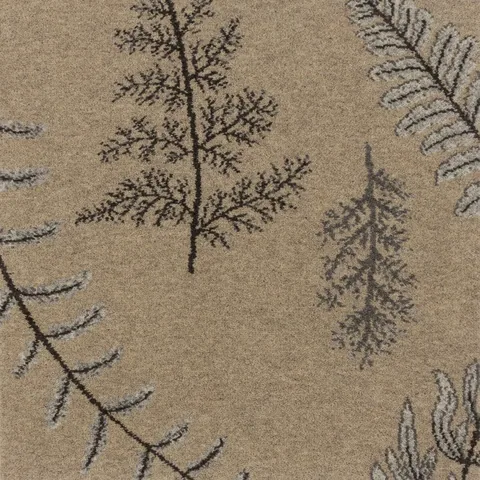 Brintons Purely Natural Flora and Fauna Bracken et al Bamboo carpet swatch