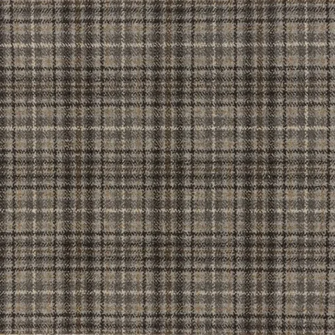 Brintons Purely Natural Plaids Morven Pebble carpet swatch