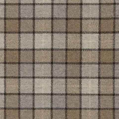 Brintons Purely Natural Plaids Nora Stone carpet swatch