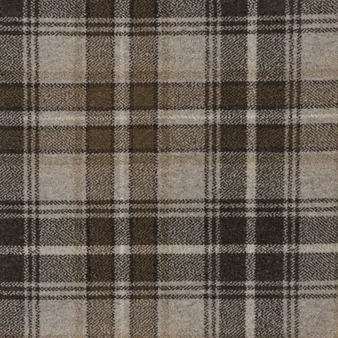 Brintons Purely Natural Plaids Rhona Pebble carpet swatch