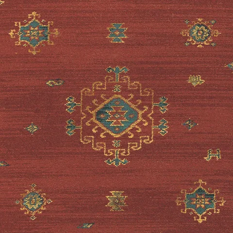 Brintons Renaissance Classics Khali Fire carpet swatch