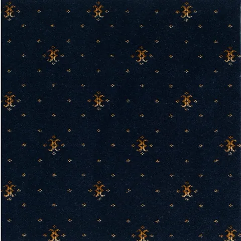 Brintons Royal Coronet French Navy carpet swatch