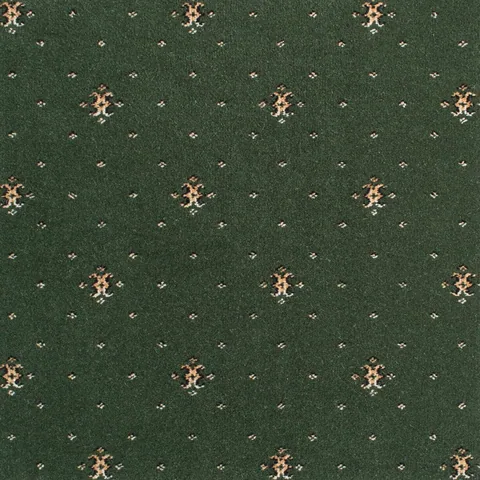 Brintons Royal Coronet Hunter Green carpet swatch