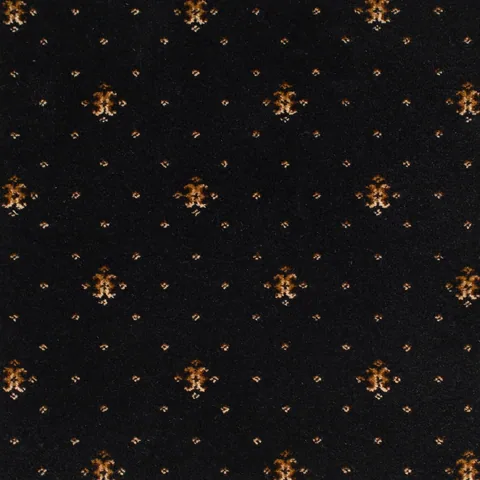Brintons Royal Coronet Intense Black carpet swatch