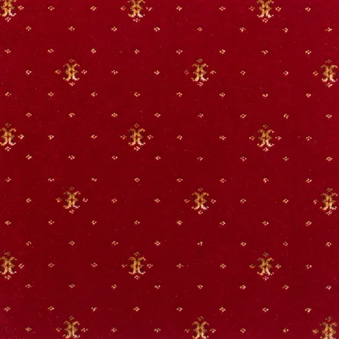 Brintons Royal Coronet Regal Red carpet swatch