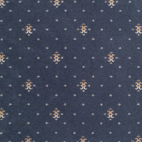 Brintons Royal Coronet Sovereign Blue carpet swatch