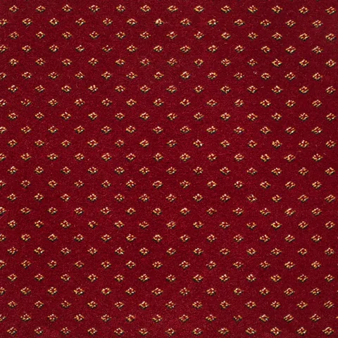 Brintons Royal Diamond Burgundy Red carpet swatch
