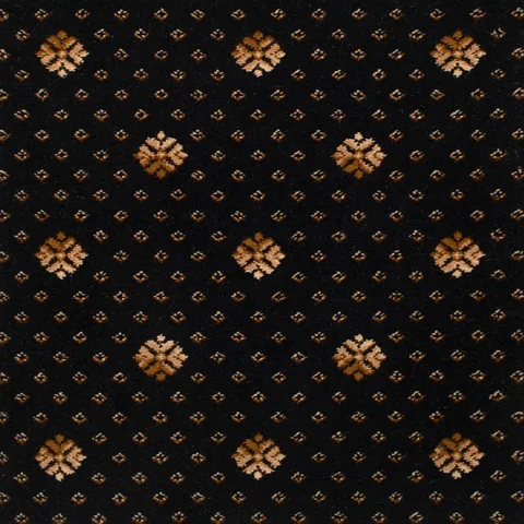 Brintons Royal Flake Intense Black carpet swatch