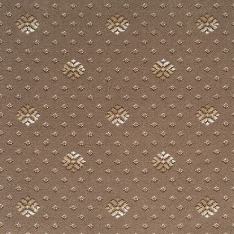 Brintons Royal Flake Tawny Brown carpet swatch