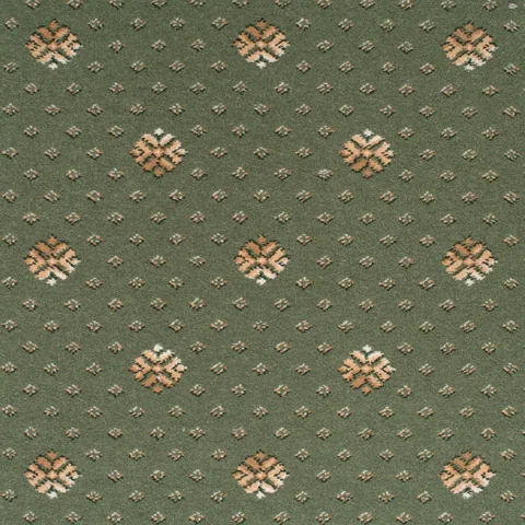 Brintons Royal Flake Willow Green carpet swatch
