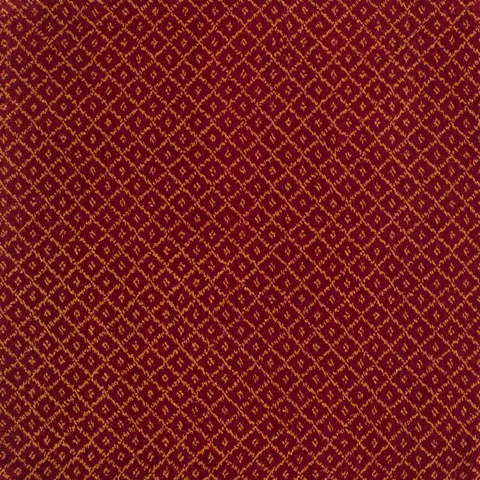 Brintons Royal Trellis Burgundy Red carpet swatch