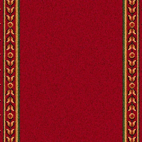 Ulster Carpets Sheriden Runner Red carpet swatch