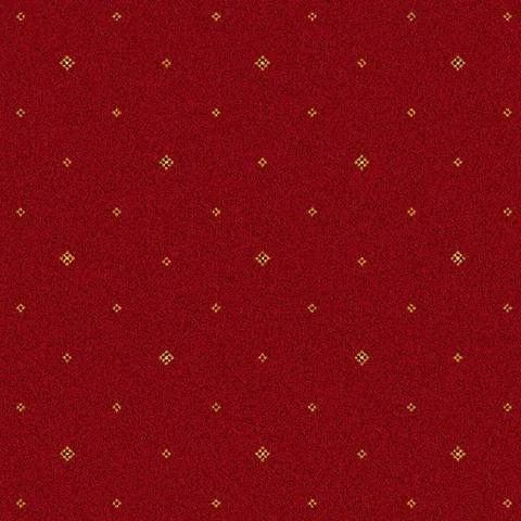 Ulster Carpets Tazmin Pindot Red carpet swatch